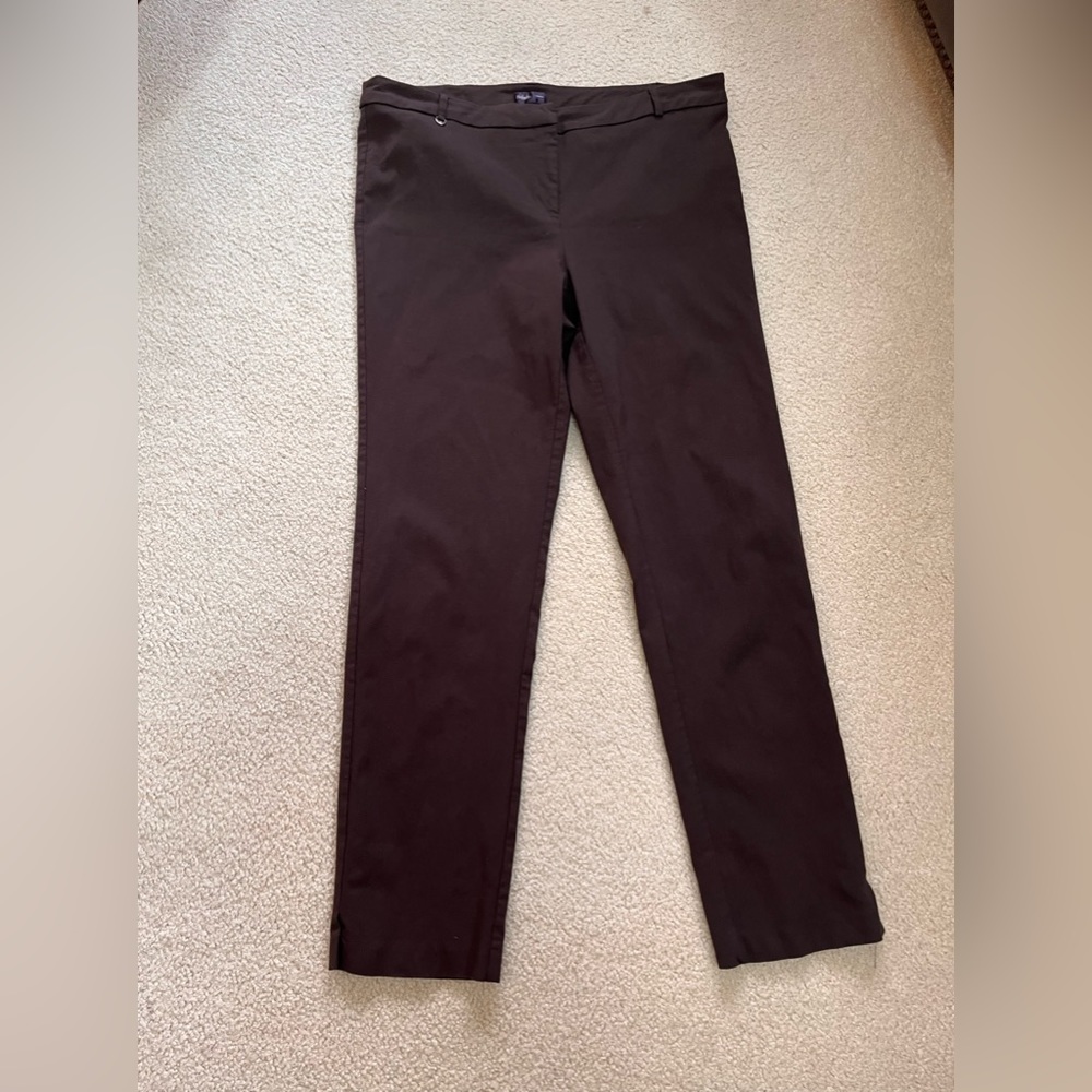 Size 14 Rafaela classic pants, Brown, spandex blend , great fit.Great condition.